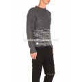 Deux tons de mode hommes spandex pull pull en cachemire